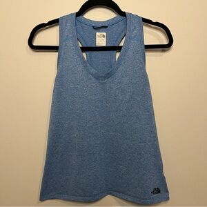 The North Face Women's Blue Tank Top Athletic Outdoors Fitness Workout Gym Yoga